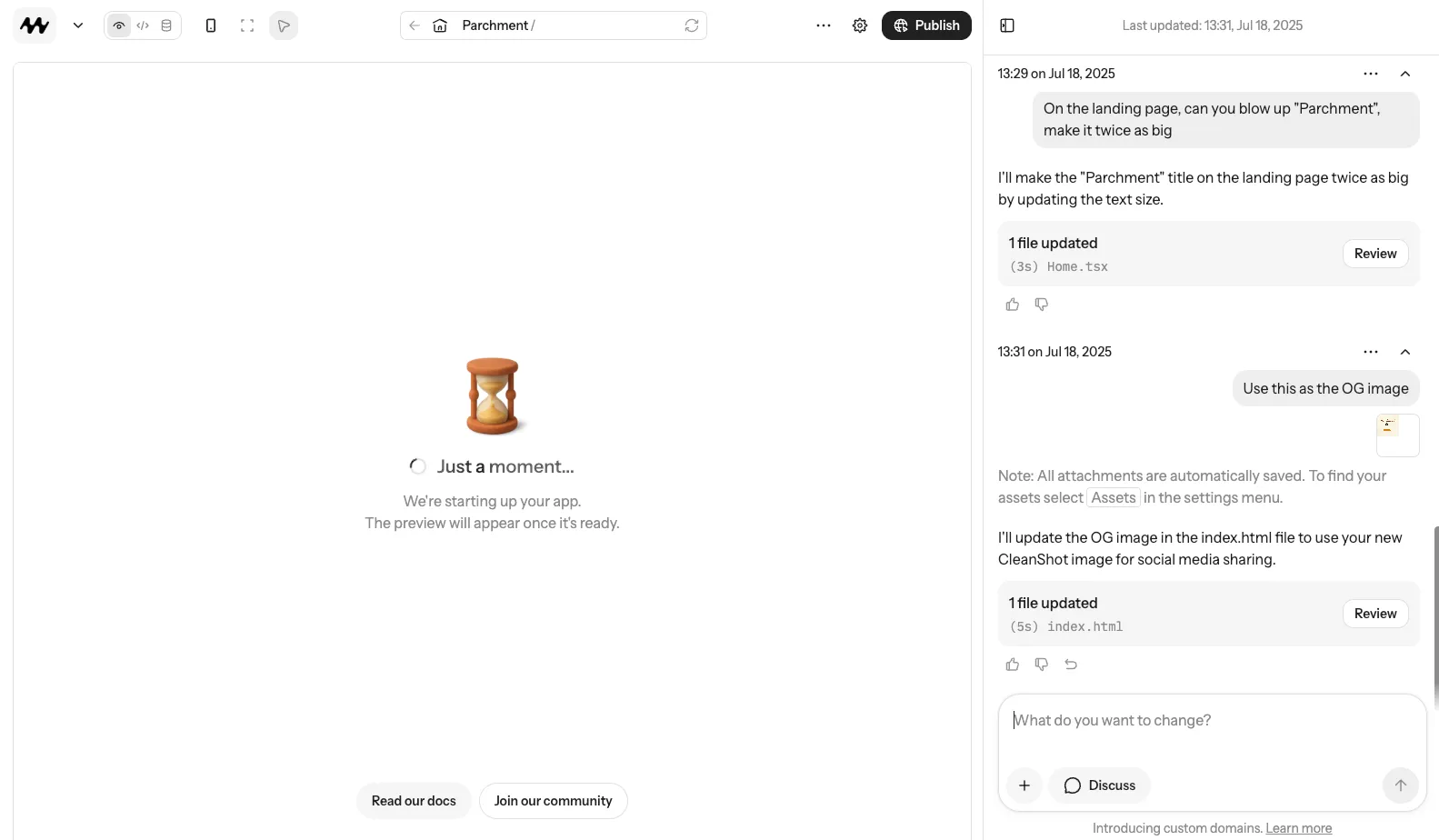 Mocha 1.0 - building your app